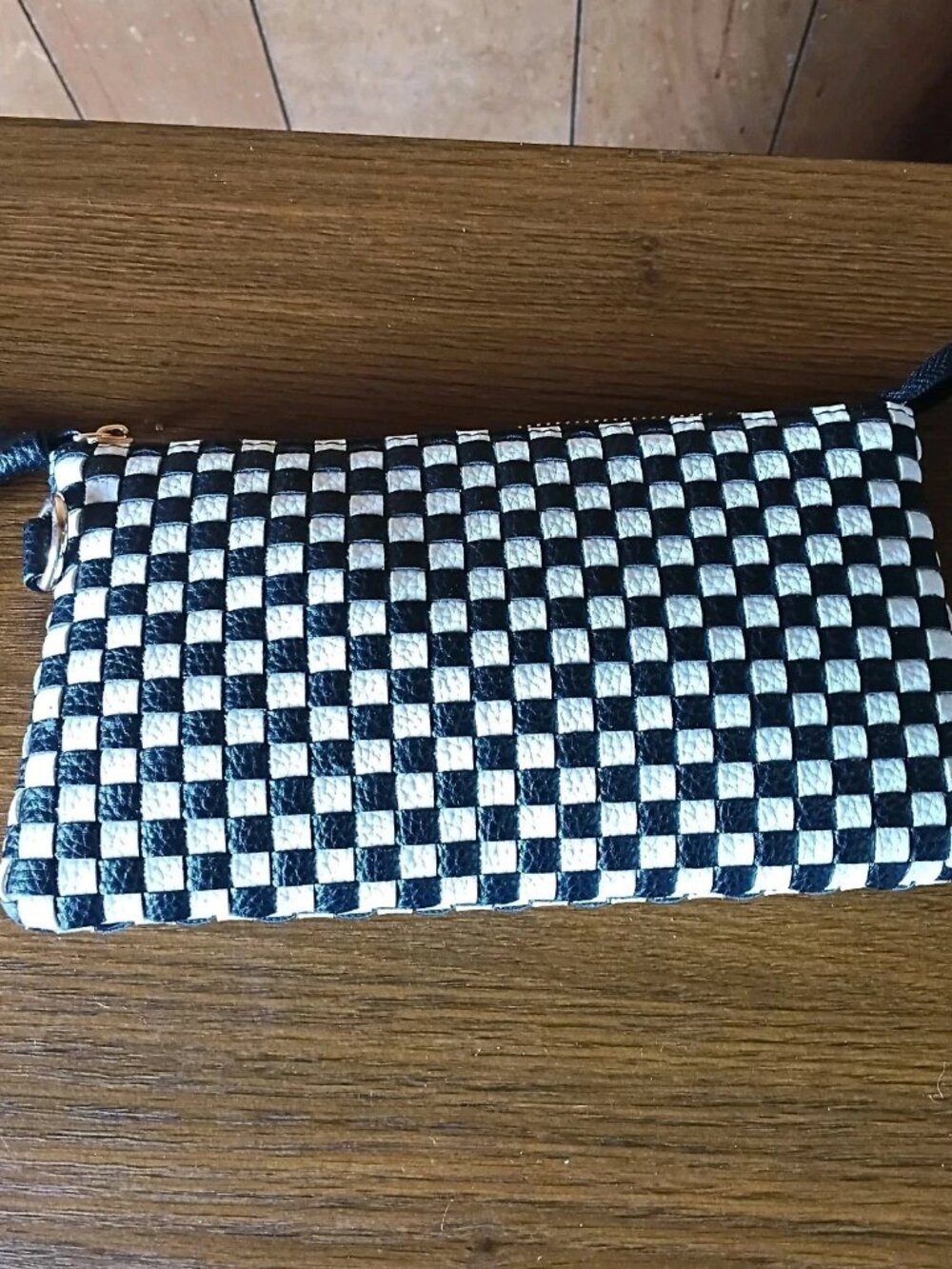 zenana woven wonderlust clutch wristlet purse new